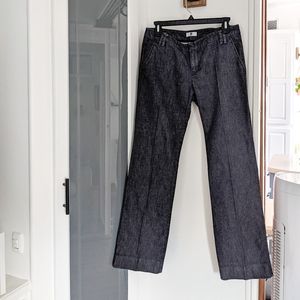 GAP straight leg dark wash pants/jeans size 6